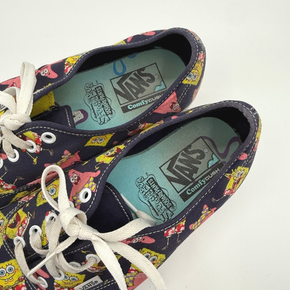 Vans Spongebob Sneakers Mens 11 Blue SpongeBob Patrick ComfyCush Skate Shoes - Picture 3 of 10